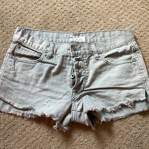 Free people denim shorts